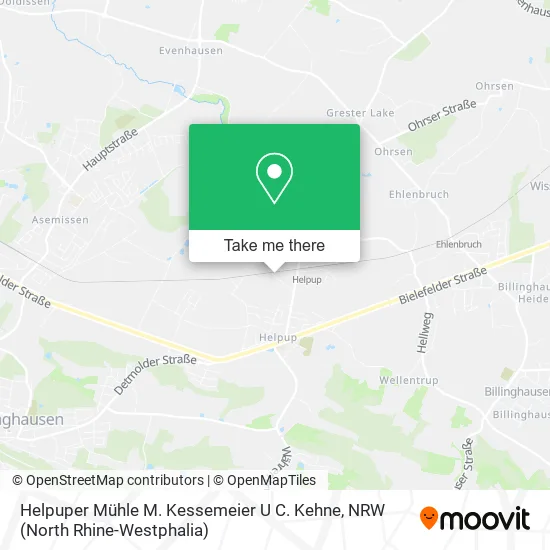 Карта Helpuper Mühle M. Kessemeier U C. Kehne