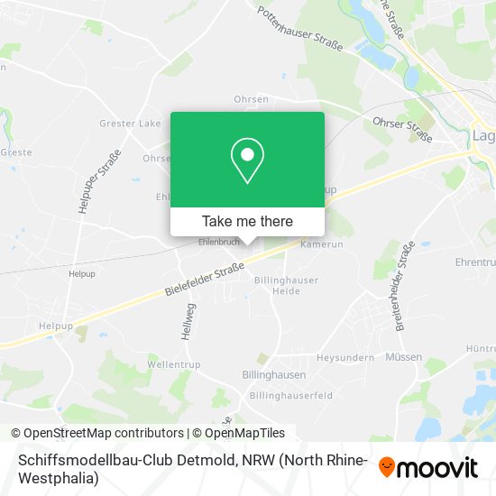 Schiffsmodellbau-Club Detmold map