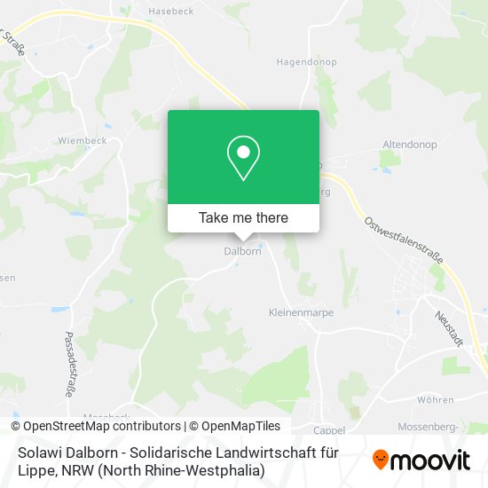 Solawi Dalborn - Solidarische Landwirtschaft für Lippe map