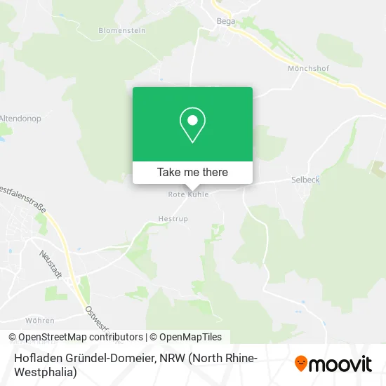 Карта Hofladen Gründel-Domeier