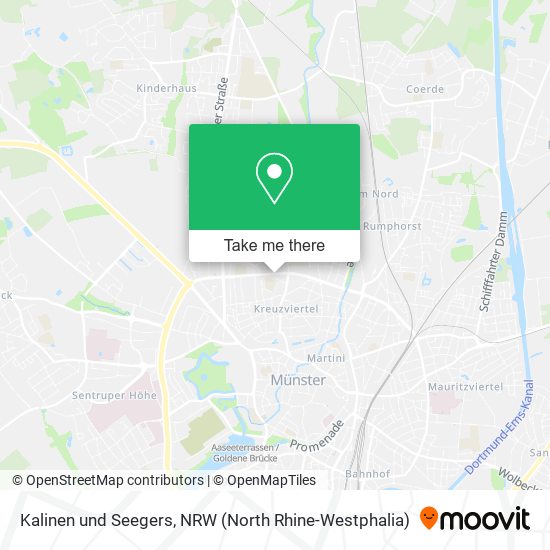 Kalinen und Seegers map