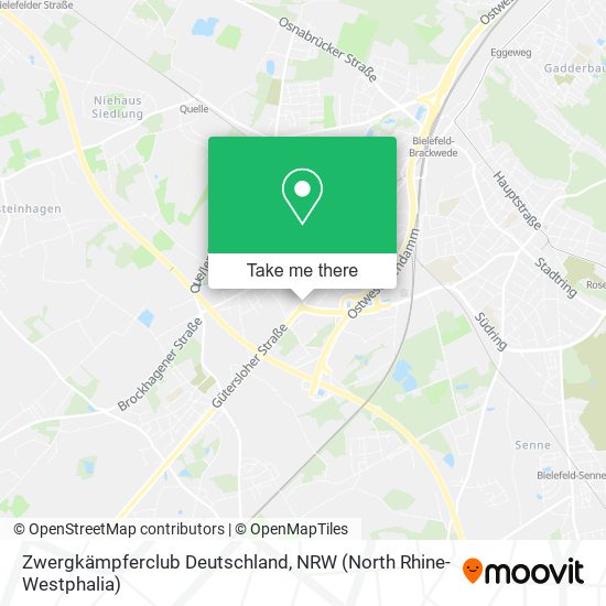 Zwergkämpferclub Deutschland map