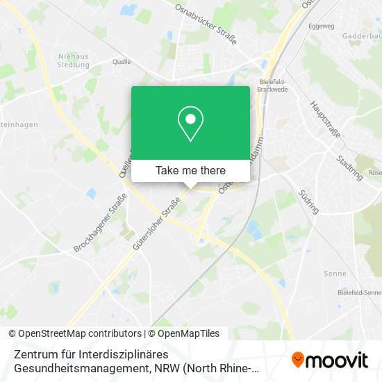 Zentrum für Interdisziplinäres Gesundheitsmanagement map