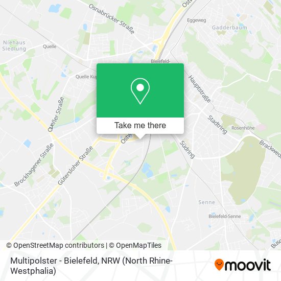 Multipolster - Bielefeld map