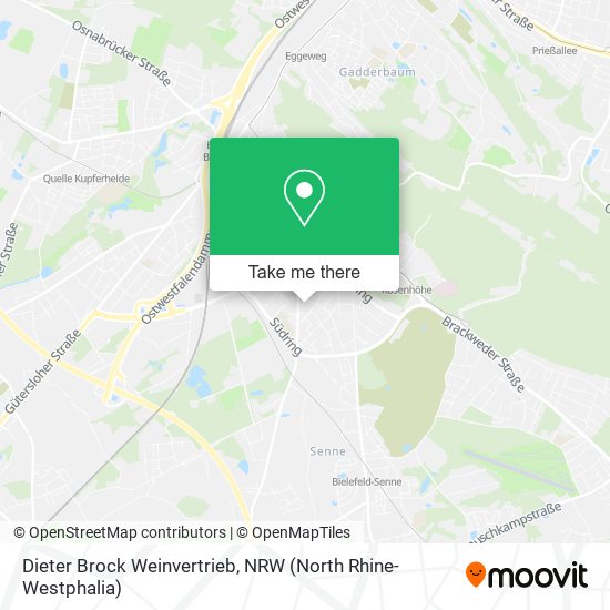 Dieter Brock Weinvertrieb map