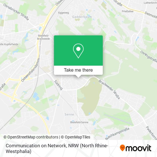 Communication on Network map