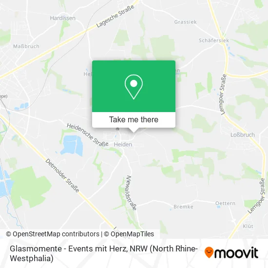 Карта Glasmomente - Events mit Herz