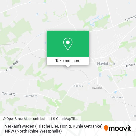 Verkaufswagen (Frische Eier, Honig, Kühle Getränke) map