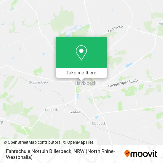 Карта Fahrschule Nottuln Billerbeck