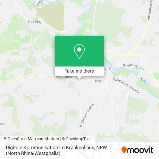 Digitale Kommunikation im Krankenhaus map