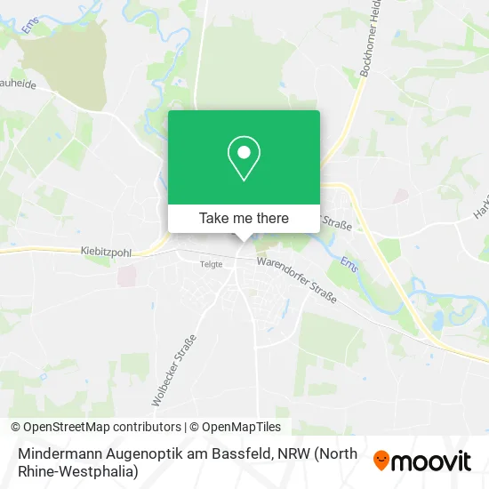 Карта Mindermann Augenoptik am Bassfeld