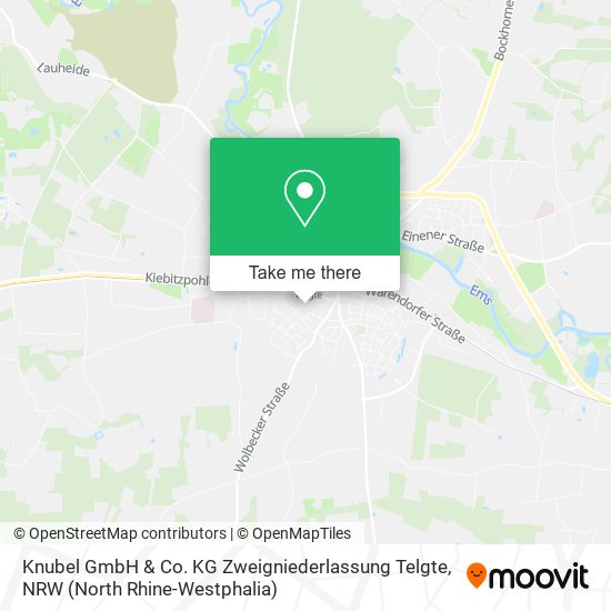 Knubel GmbH & Co. KG Zweigniederlassung Telgte map