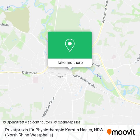 Privatpraxis für Physiotherapie Kerstin Haaler map