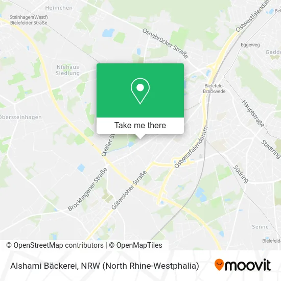 Карта Alshami Bäckerei