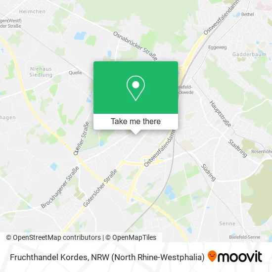 Fruchthandel Kordes map