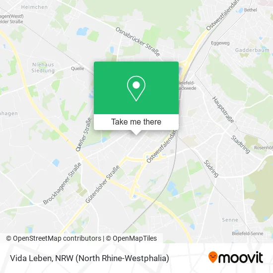 Карта Vida Leben