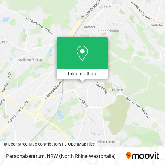 Карта Personalzentrum