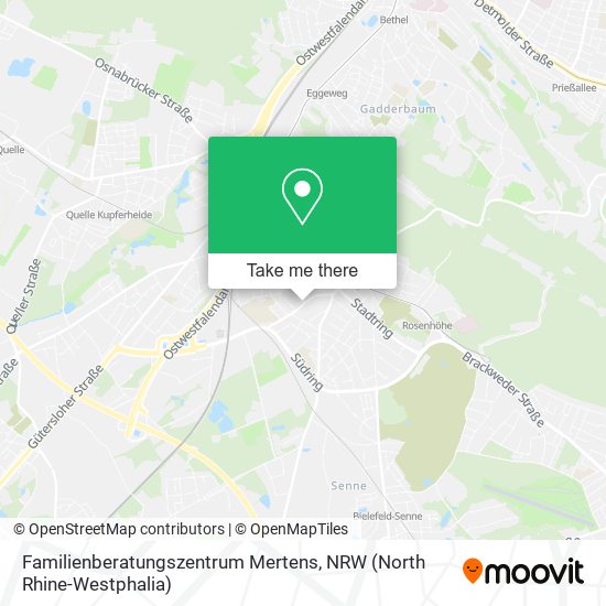 Familienberatungszentrum Mertens map