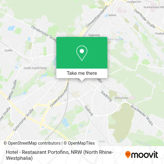 Hotel - Restaurant Portofino map