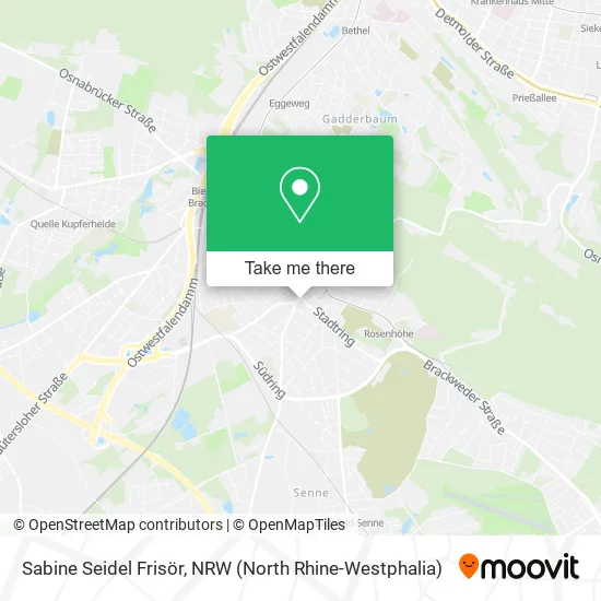 Карта Sabine Seidel Frisör