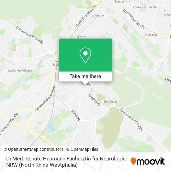 Dr.Med. Renate Husmann Fachärztin für Neurologie map