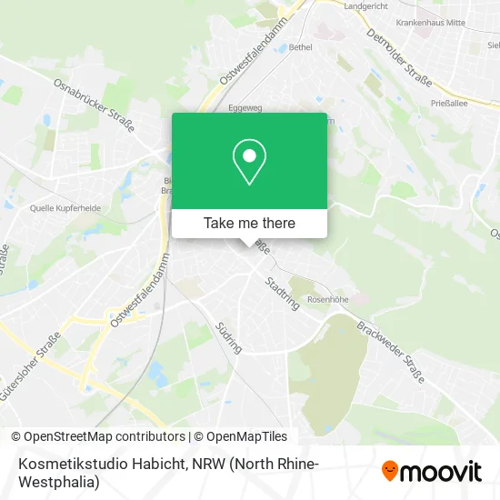 Карта Kosmetikstudio Habicht
