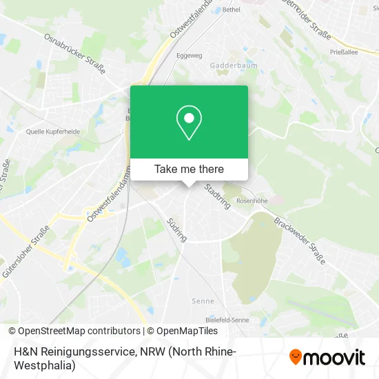 Карта H&N Reinigungsservice