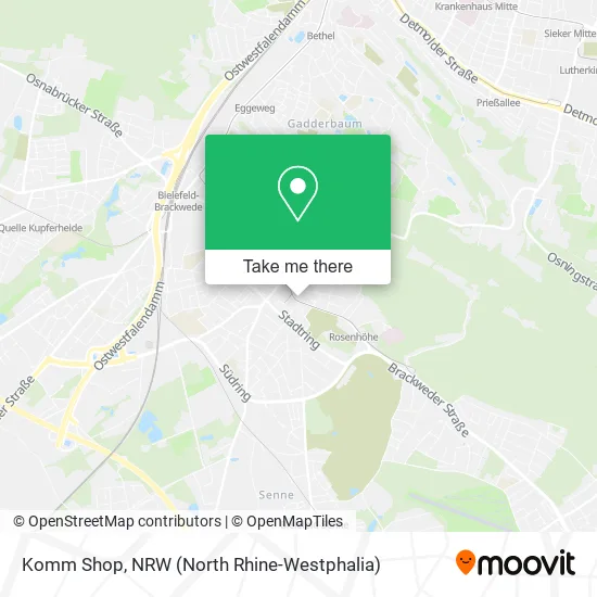 Карта Komm Shop