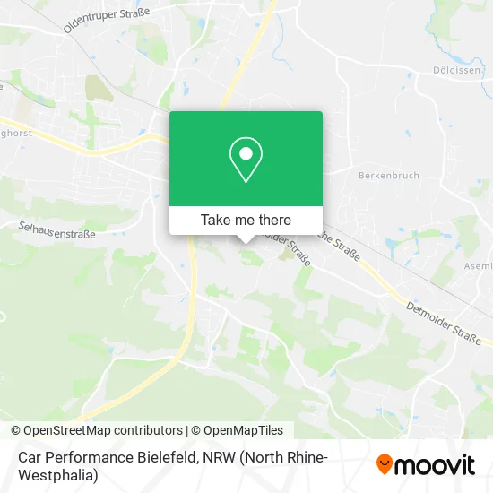 Карта Car Performance Bielefeld