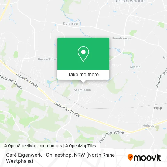 Café Eigenwerk - Onlineshop map