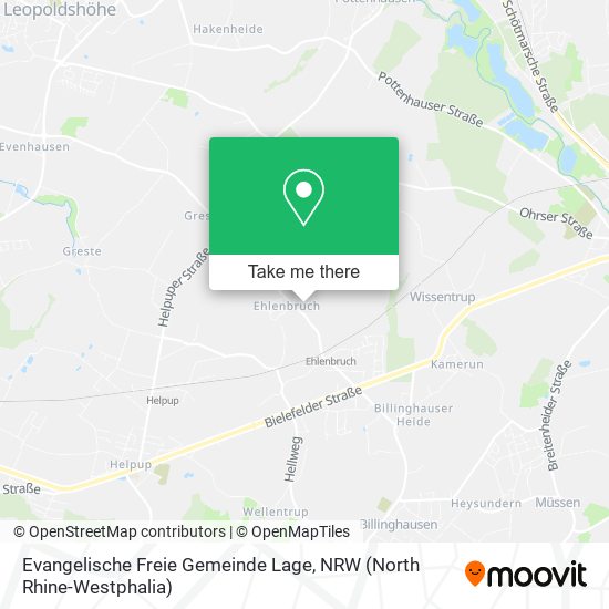 Evangelische Freie Gemeinde Lage map