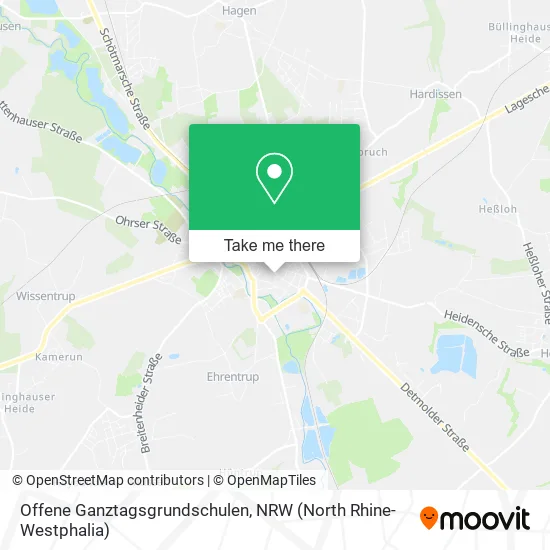 Карта Offene Ganztagsgrundschulen