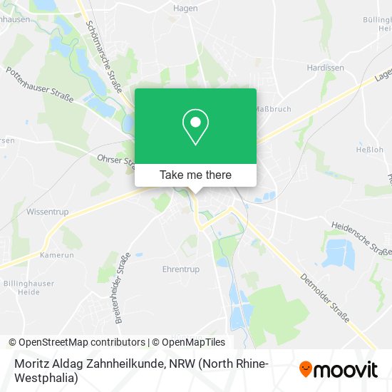 Moritz Aldag Zahnheilkunde map