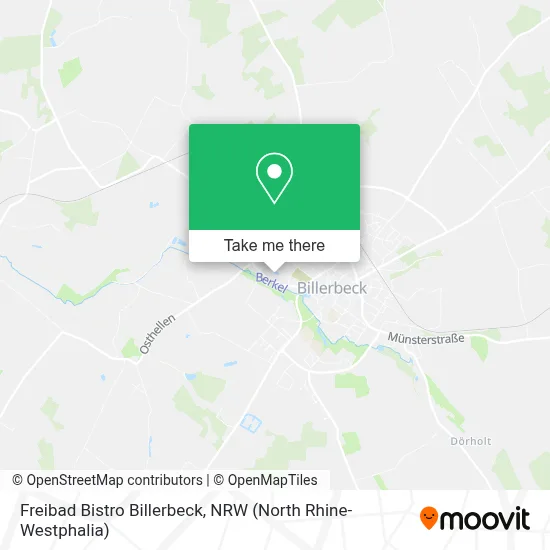 Freibad Bistro Billerbeck map
