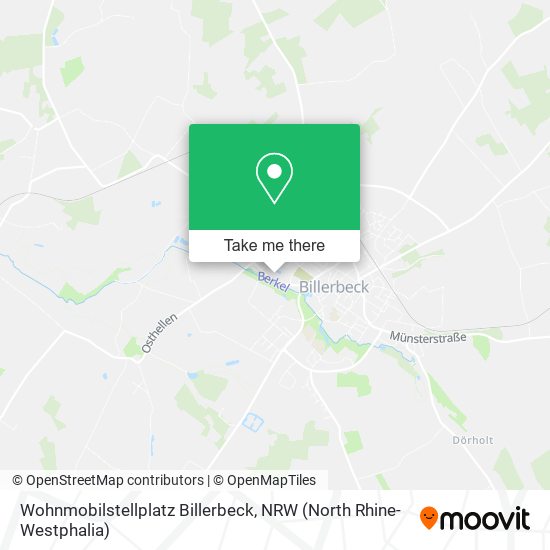 Wohnmobilstellplatz Billerbeck map