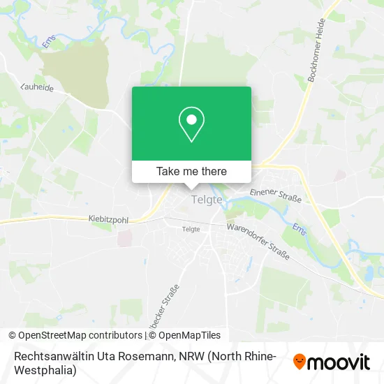 Карта Rechtsanwältin Uta Rosemann