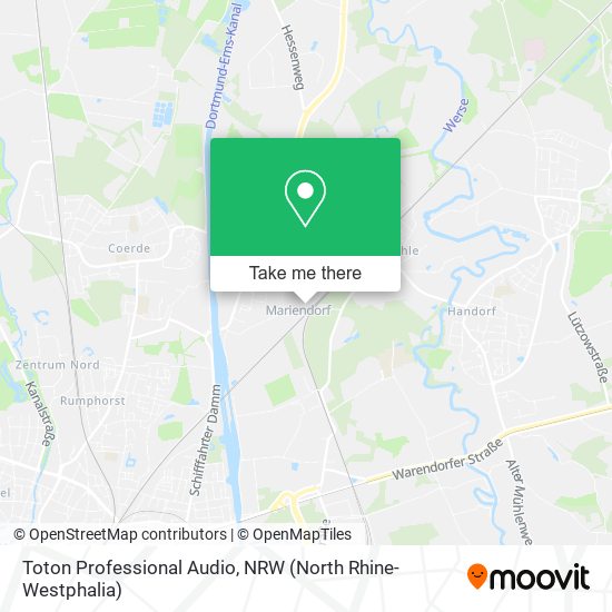 Toton Professional Audio map