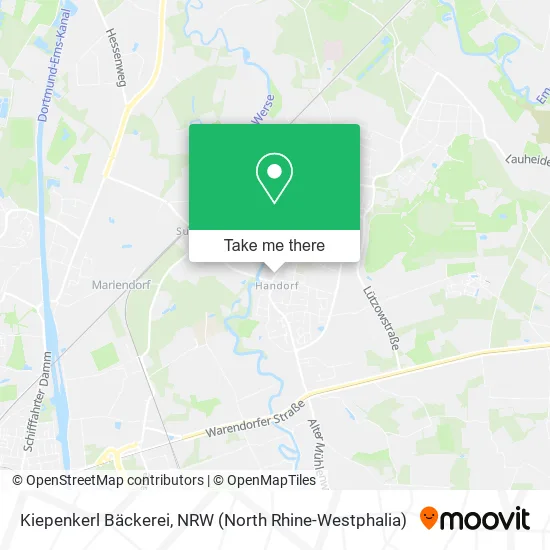 Карта Kiepenkerl Bäckerei