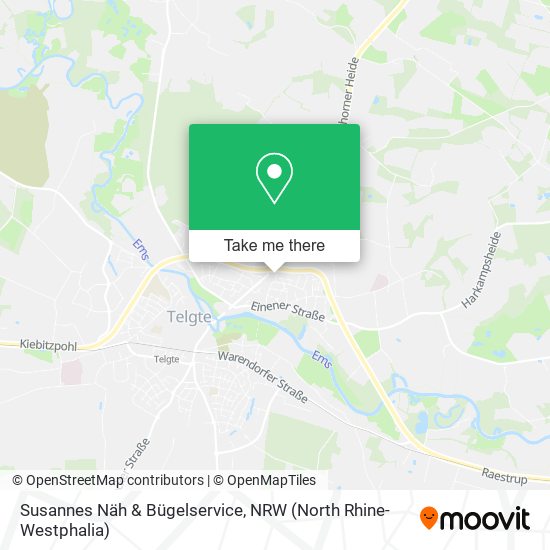 Susannes Näh & Bügelservice map