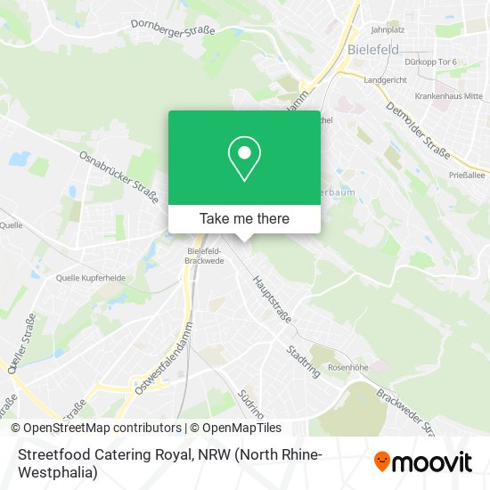 Streetfood Catering Royal map