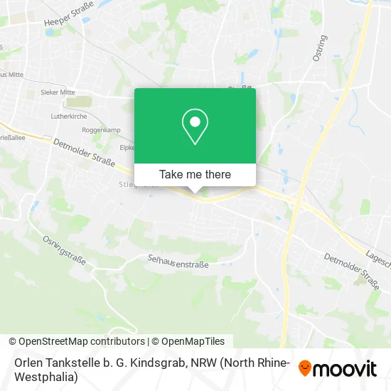 Карта Orlen Tankstelle b. G. Kindsgrab