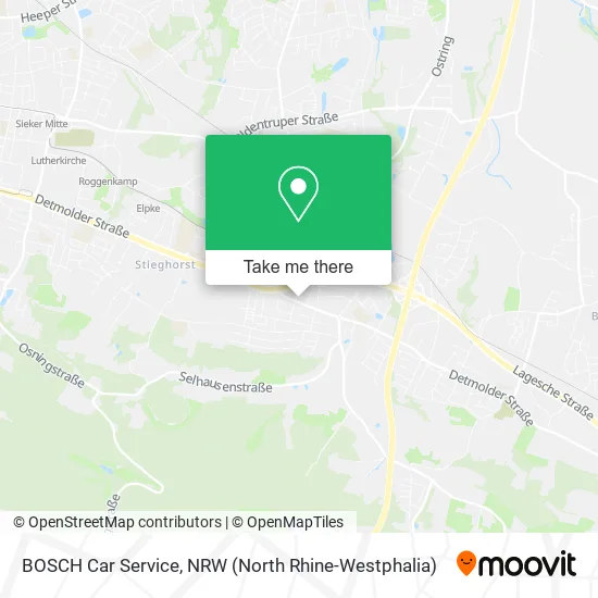 Карта BOSCH Car Service