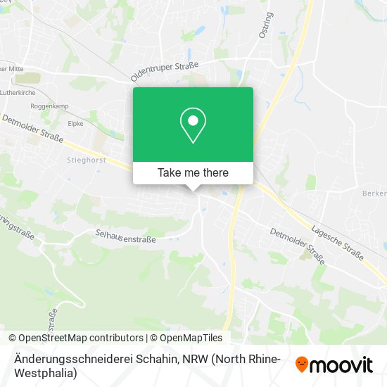 Änderungsschneiderei Schahin map