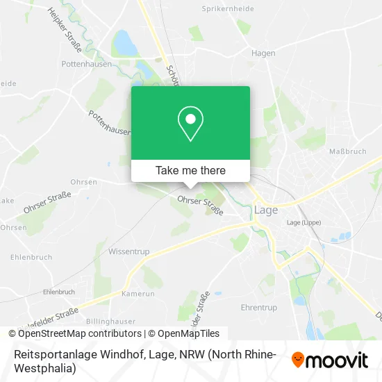 Карта Reitsportanlage Windhof, Lage