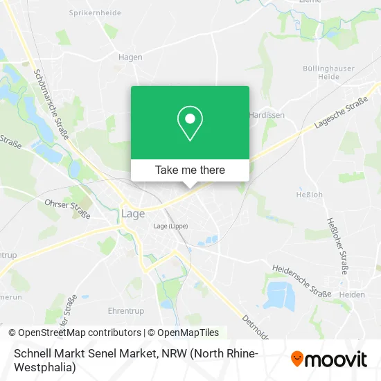 Карта Schnell Markt Senel Market