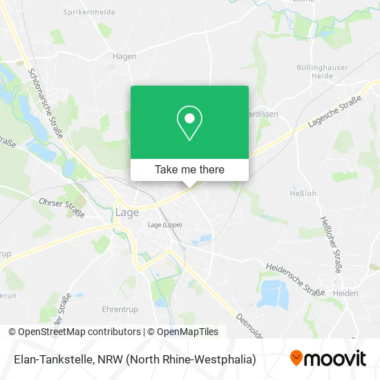 Карта Elan-Tankstelle