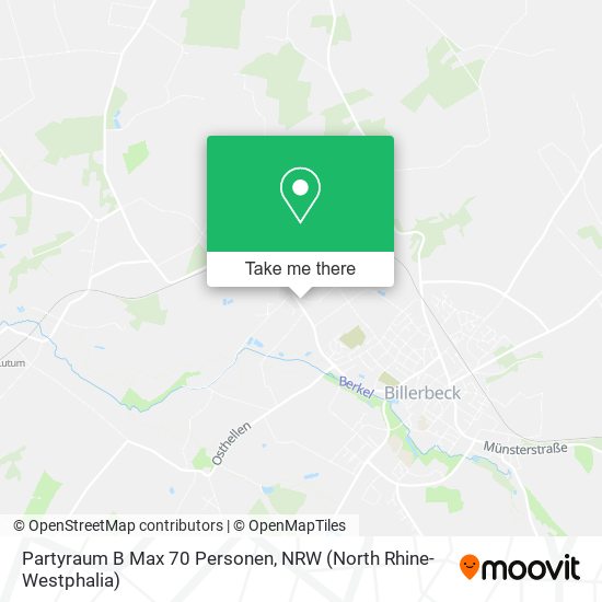 Partyraum B Max 70 Personen map