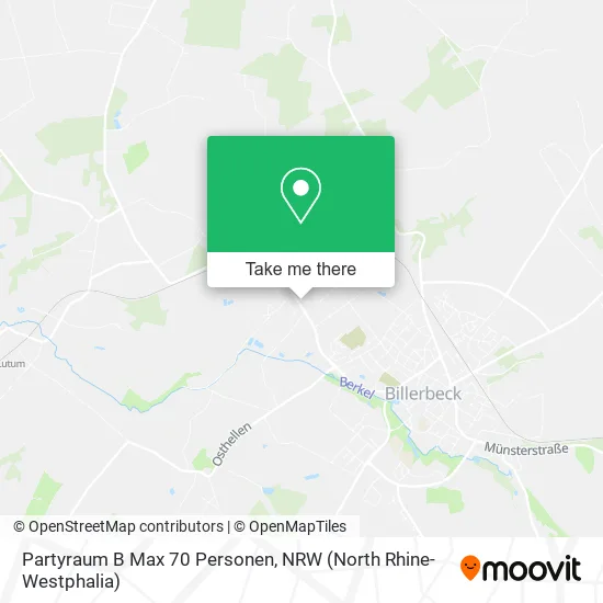 Карта Partyraum B Max 70 Personen