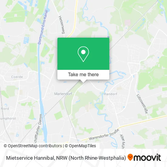 Карта Mietservice Hannibal