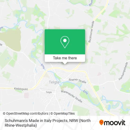 Карта Schuhmann's Made in Italy Projects